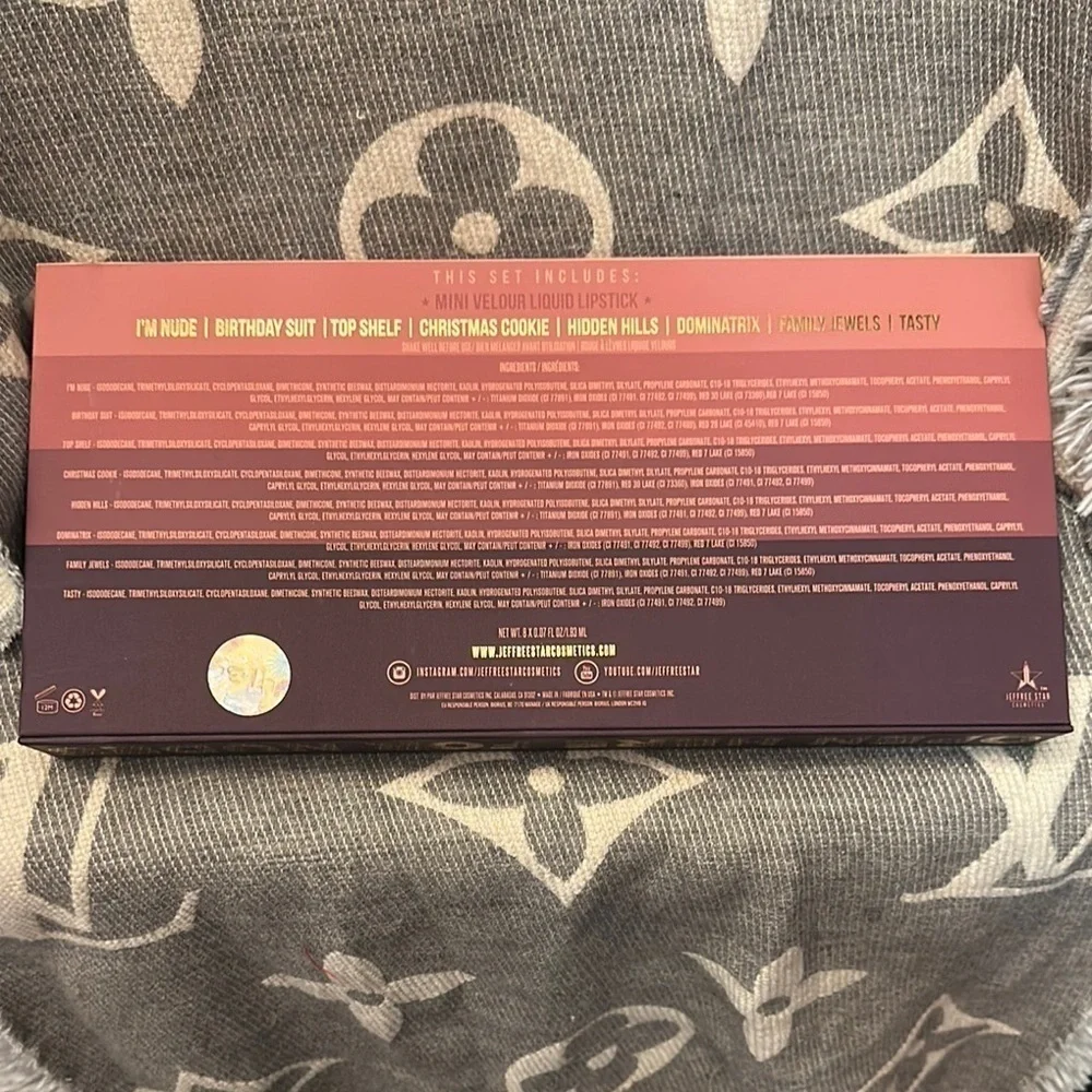 JEFFREE STAR COSMETICS MINI NUDES 2 LIQUID LIPSTICK BUNDLE VAULT PINKS TAN BROWN